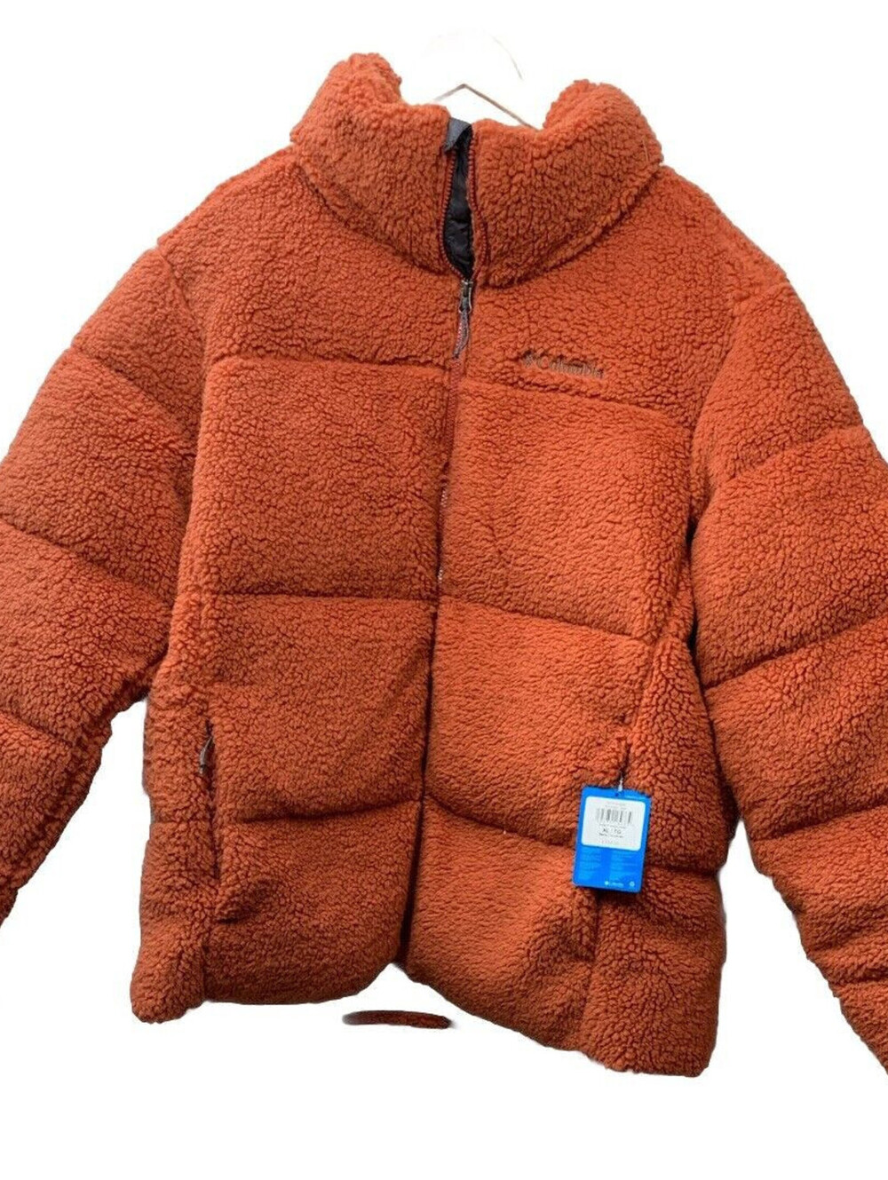 Men's Columbia Sportswear Insulated Puffect Sherpa Puffer Jacket Winter Size XL